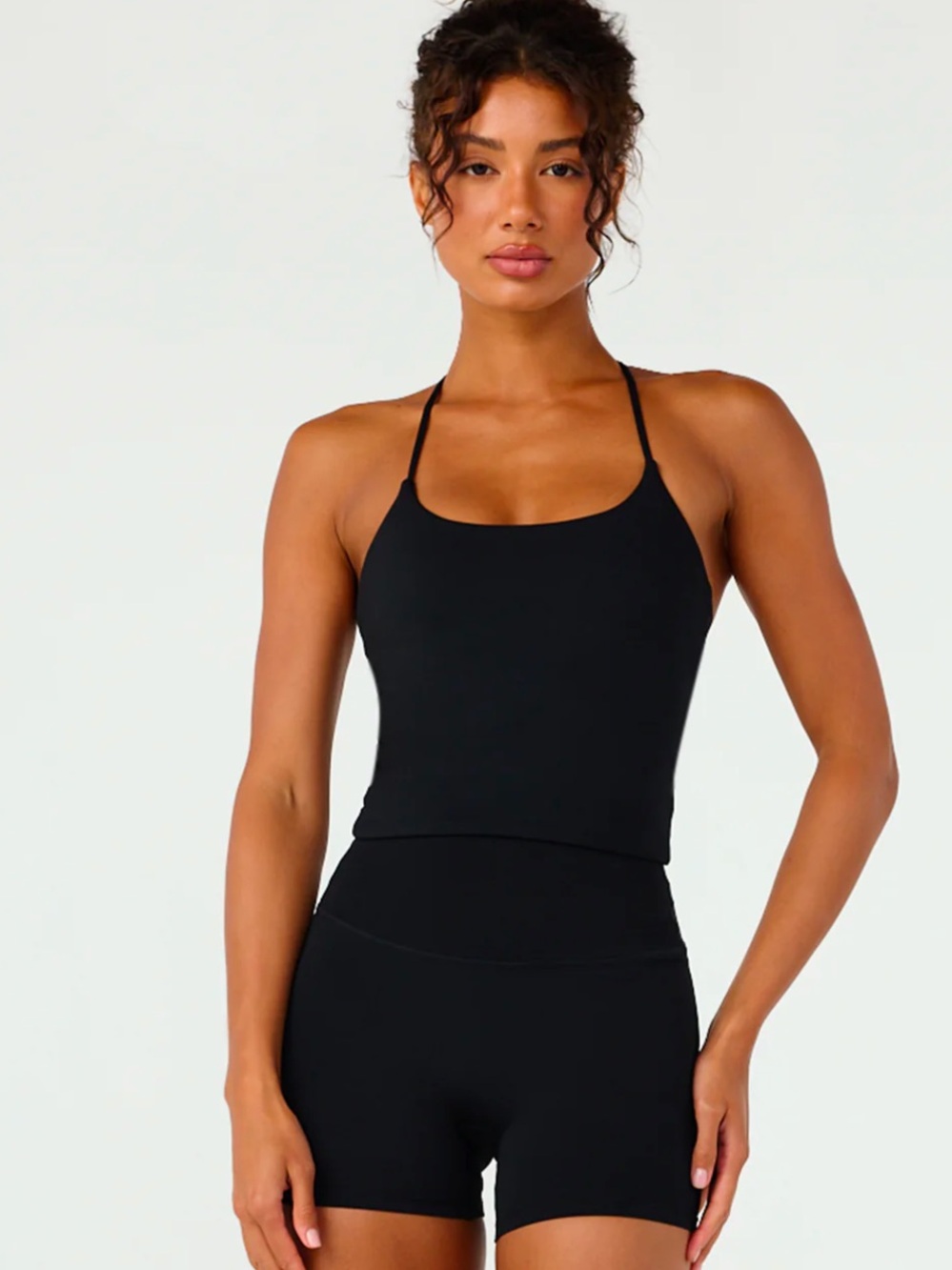 NWT CSB CROP SHOP BOUTIQUE- Freedom Sculpt Tank - Black - Size medium